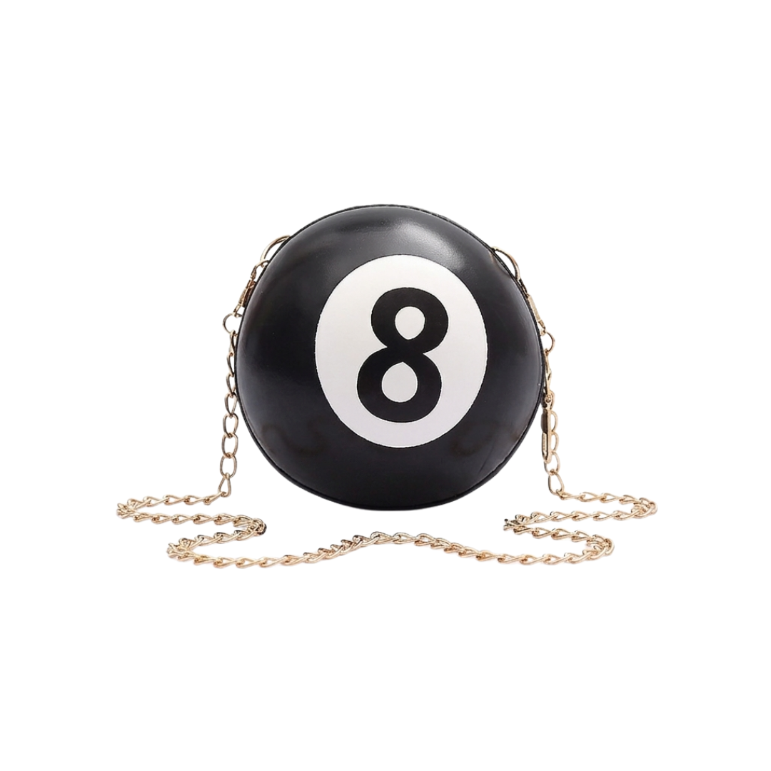 Mini 8 Ball Handbag (Black)